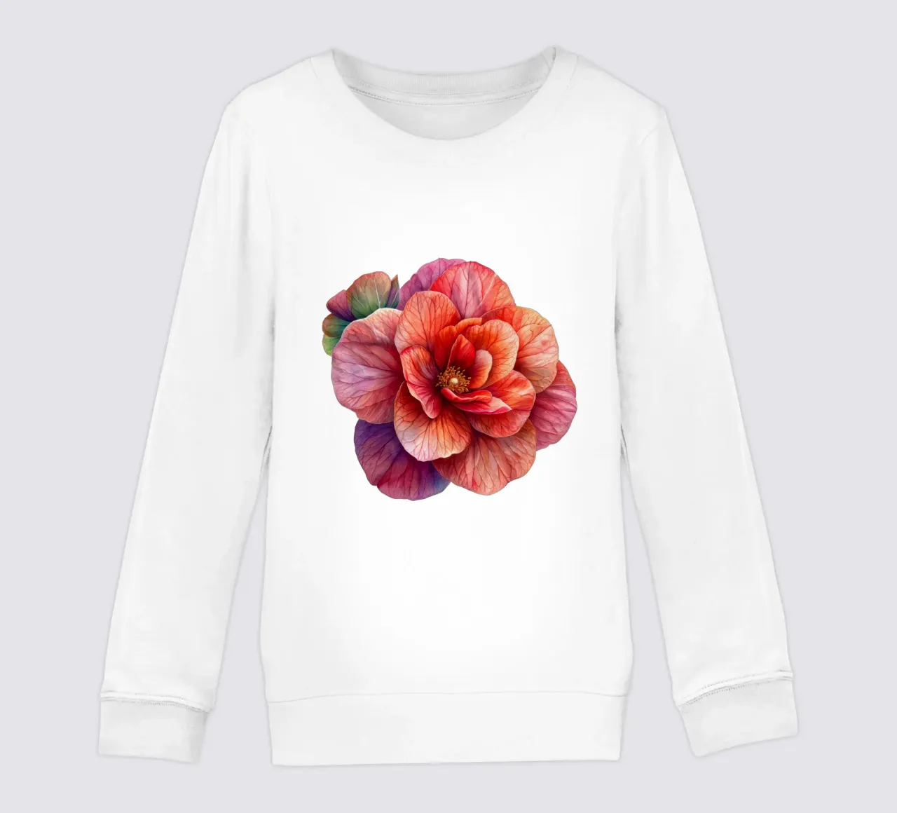 Fiore di begonia 1 felpa bambino da Bold Blooms