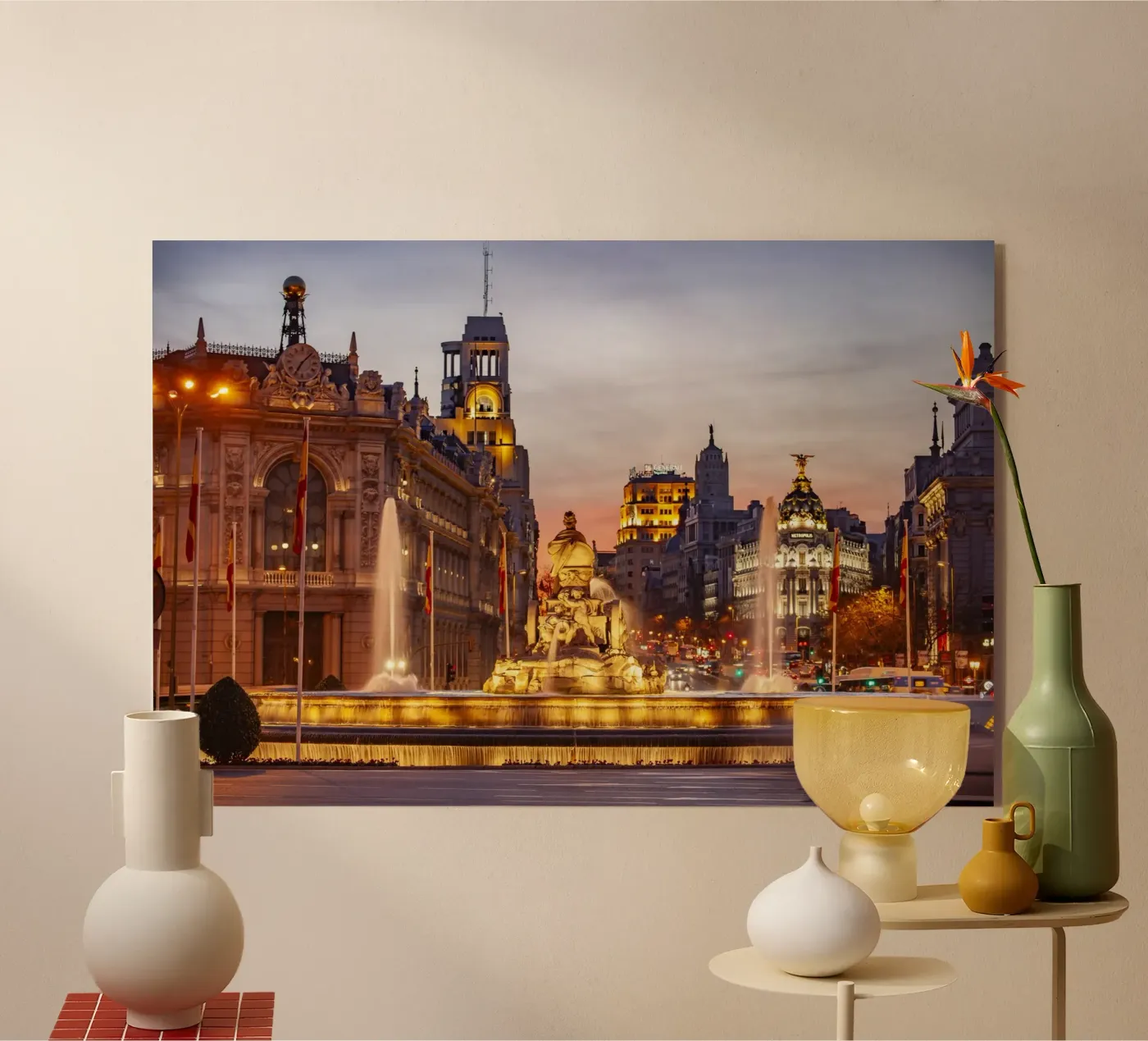 Madrid, Spanien acryl van Reisefotografie - Bilder aus aller Welt