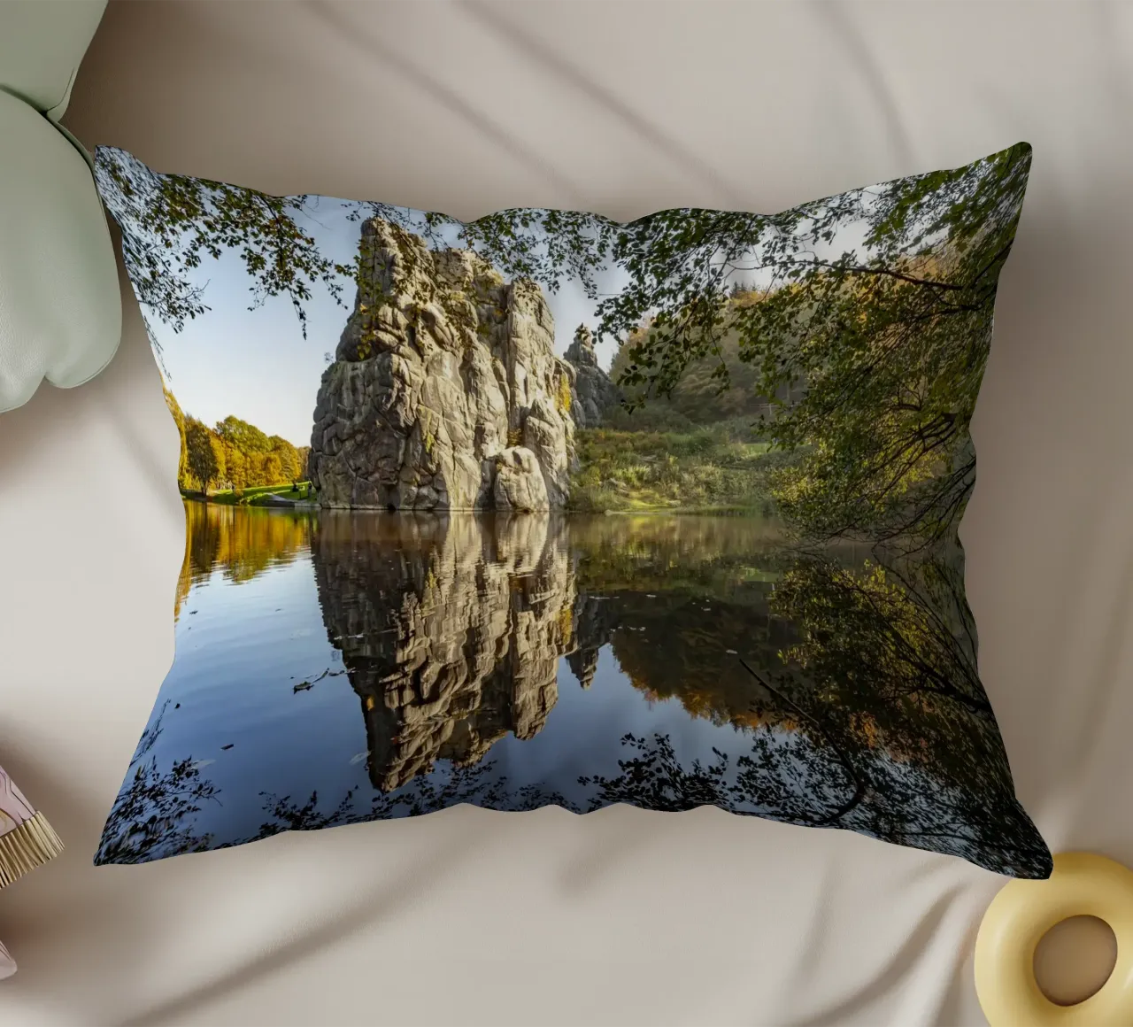Externsteine cuscino da Reisefotografie - Bilder aus aller Welt