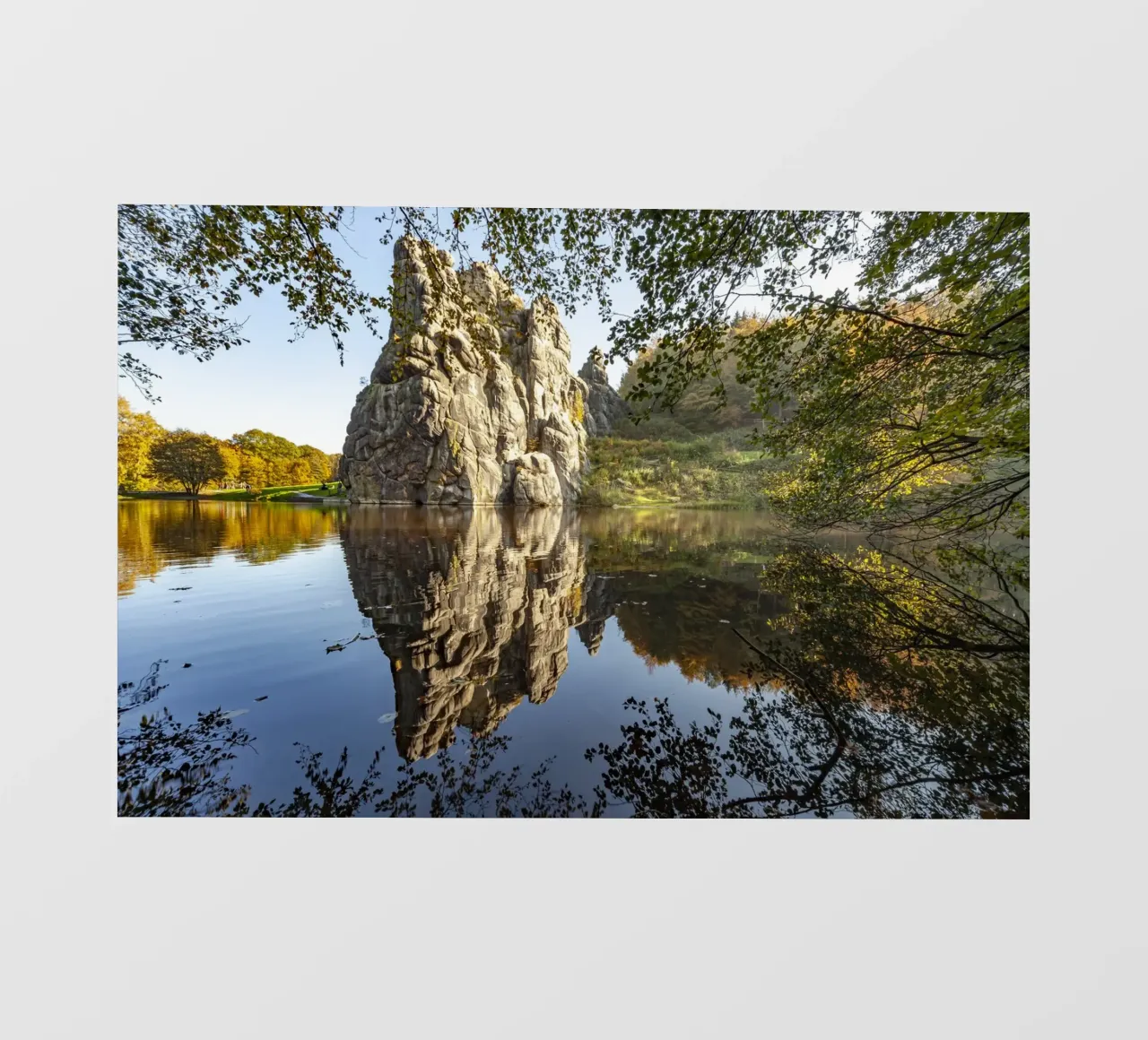 Externsteine pellicola backlit da Reisefotografie - Bilder aus aller Welt