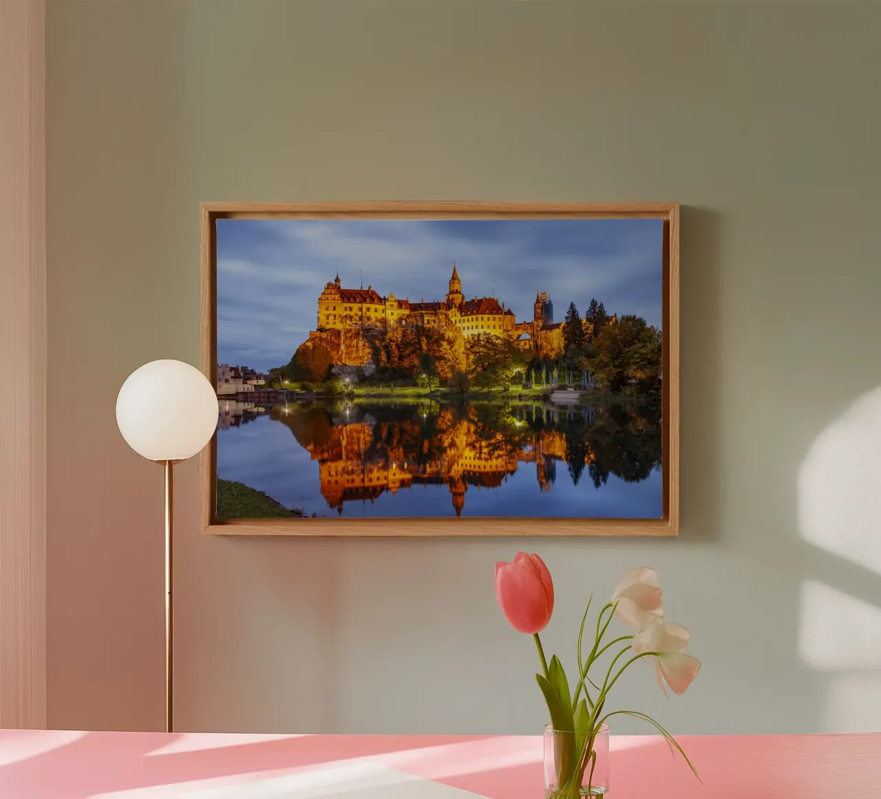 Schloss Sigmaringen tela con Cornice a cassetta da Reisefotografie - Bilder aus aller Welt