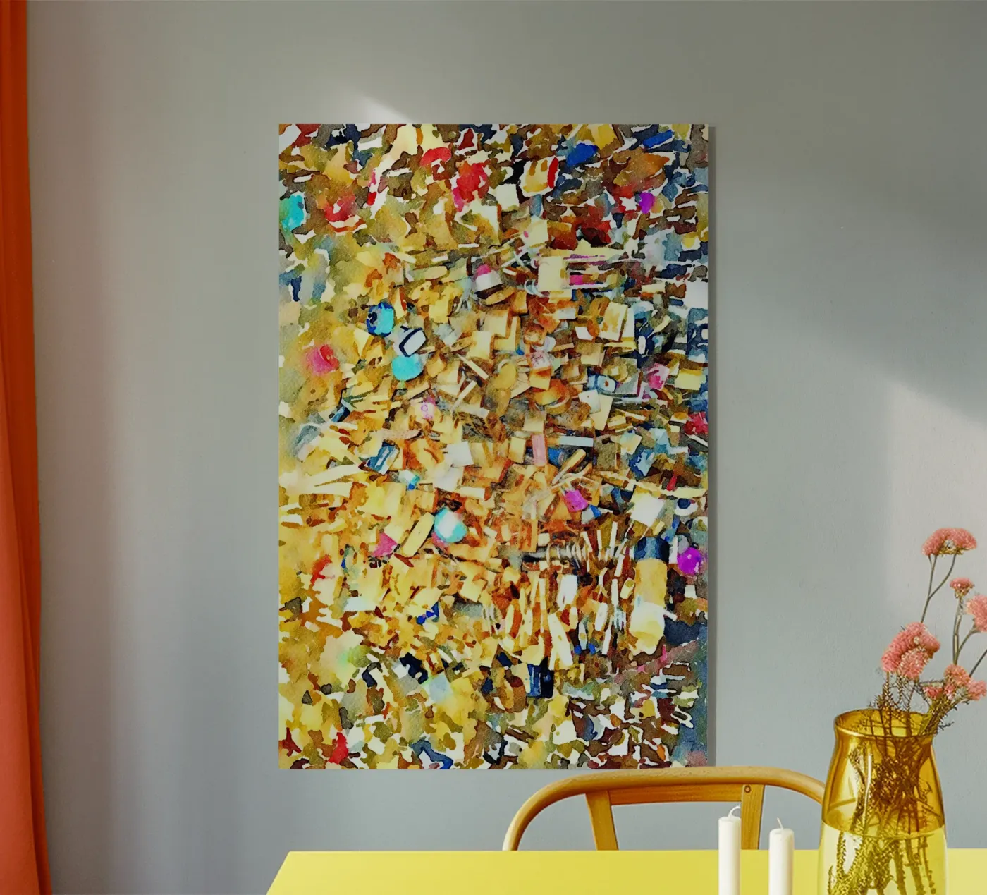 Liebe Vorhängeschlösser Acryl-Glas von Massimo Frascogna