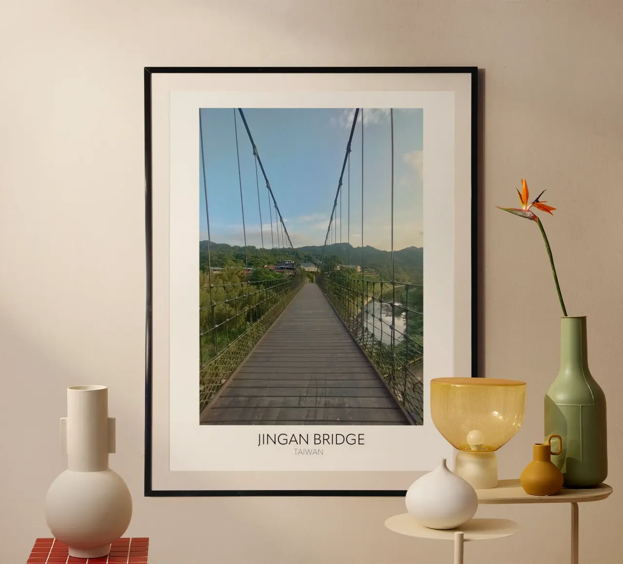 JINGAN BRIDGE, TAIWAN poster da Wonderland Photography