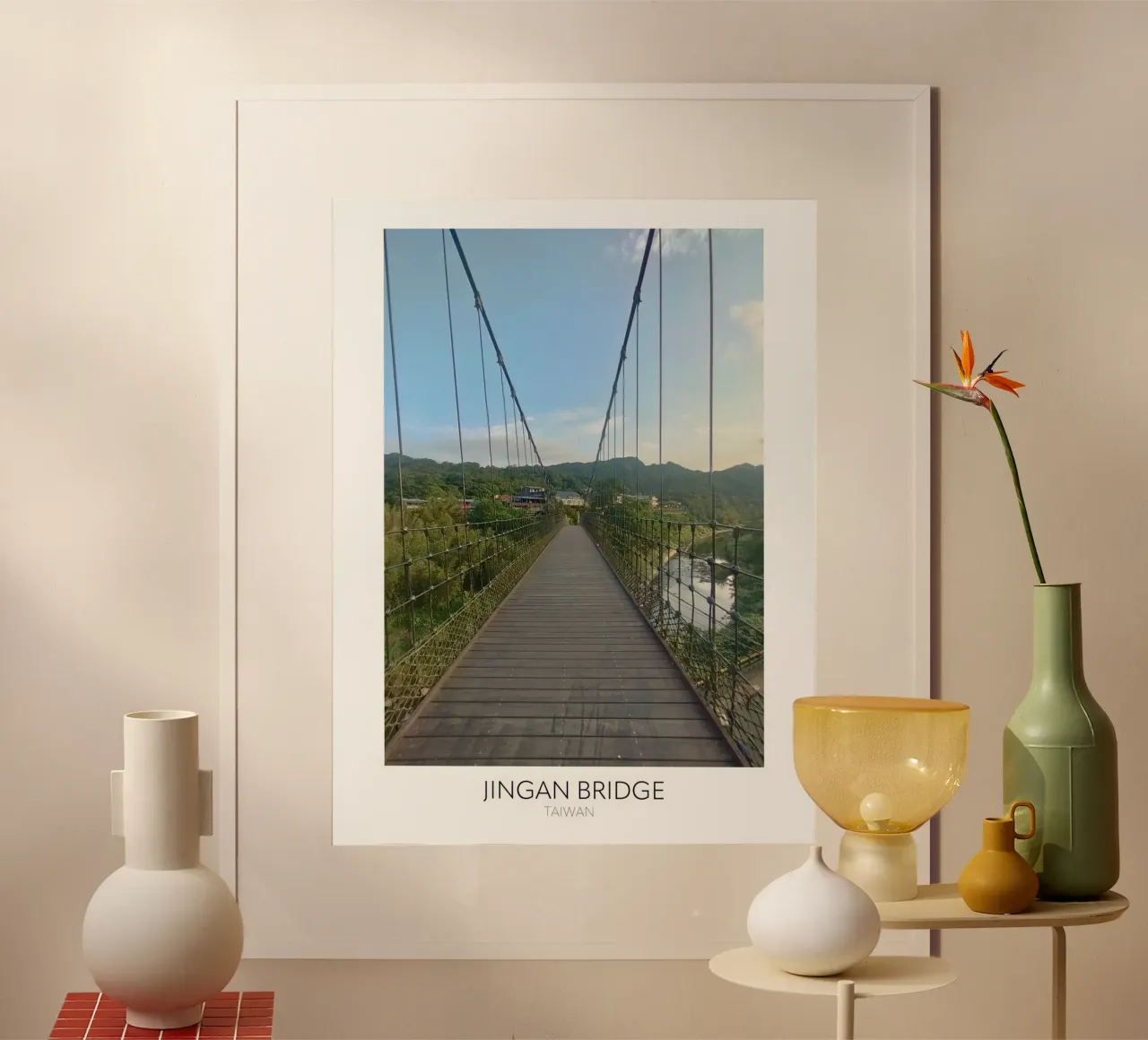 JINGAN BRIDGE, TAIWAN poster da Wonderland Photography