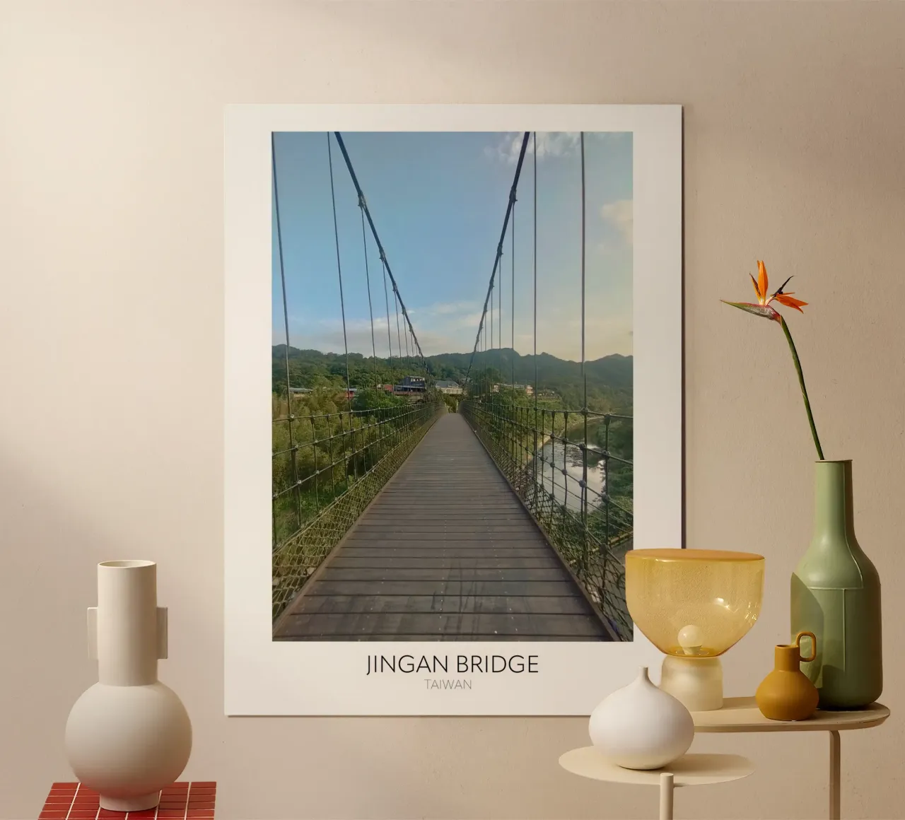 JINGAN BRIDGE, TAIWAN poster da Wonderland Photography