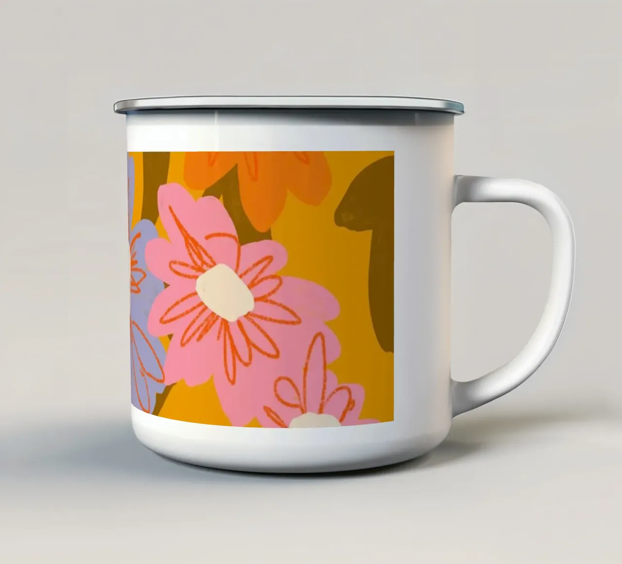 Floral tazza in smalto da GigiRosado