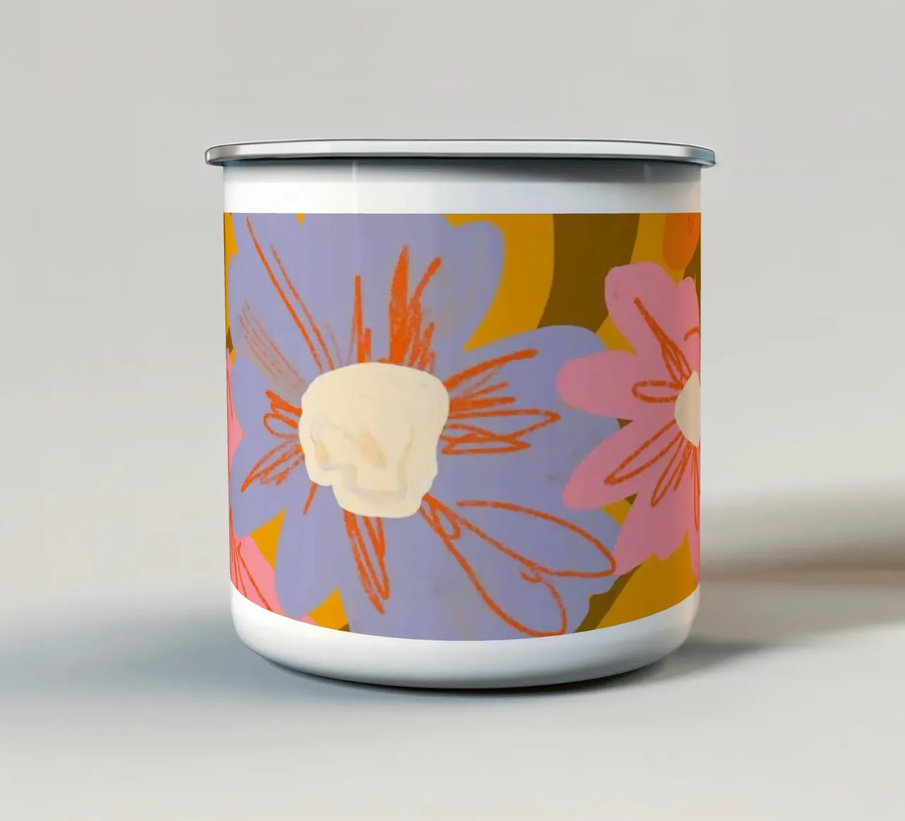 Floral tazza in smalto da GigiRosado