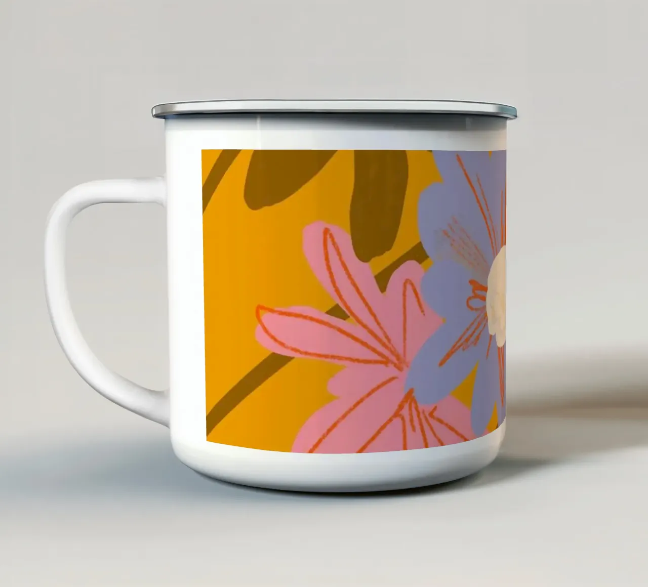 Floral tazza in smalto da GigiRosado