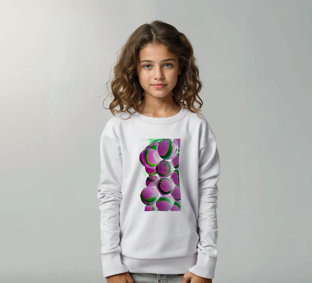 Palline viola felpa bambino da Massimo Frascogna