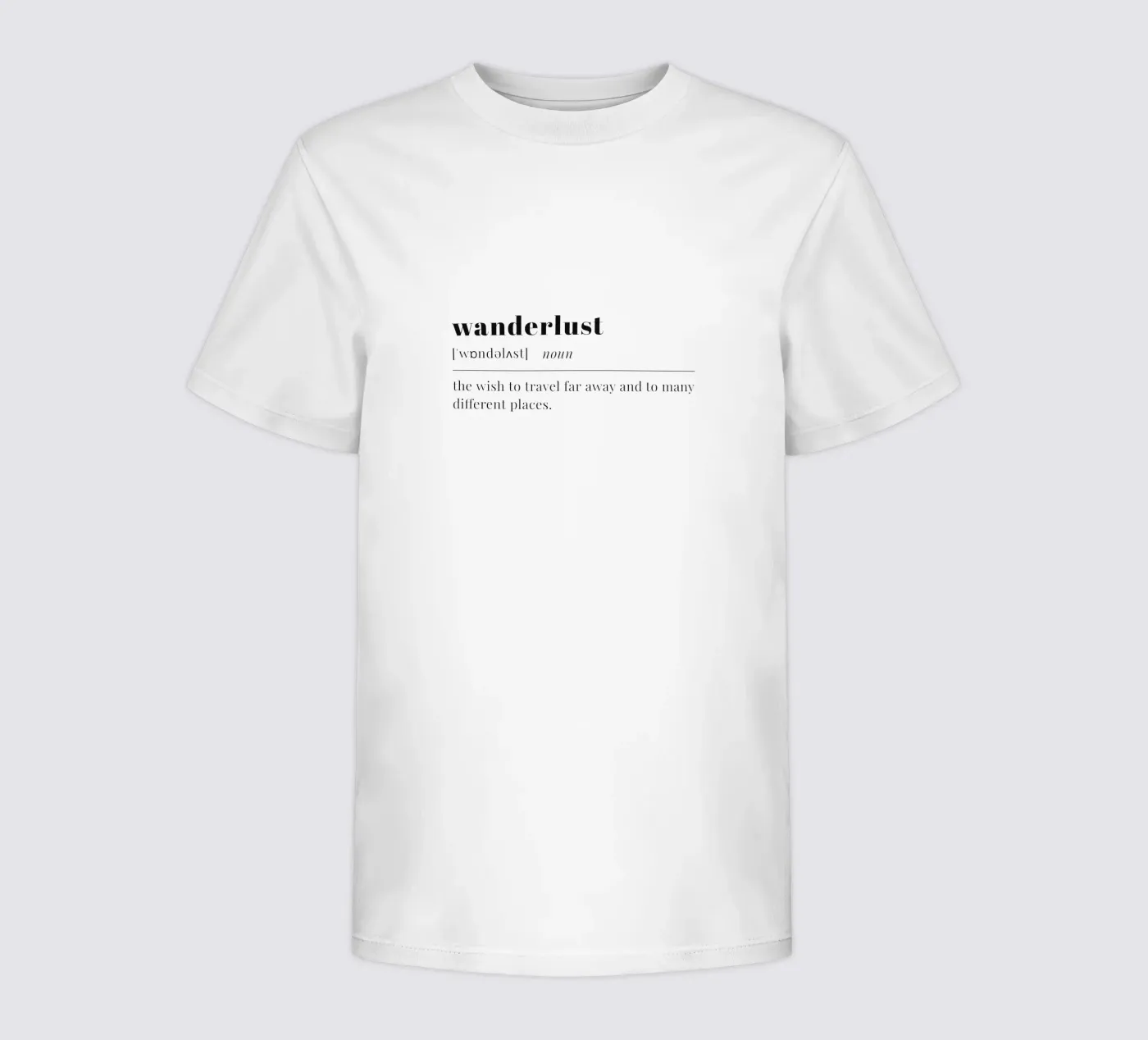 wanderlust t-shirt bambini da pilotpegasus