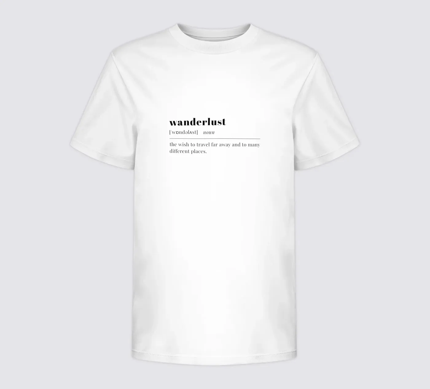 wanderlust t-shirt bambini da pilotpegasus