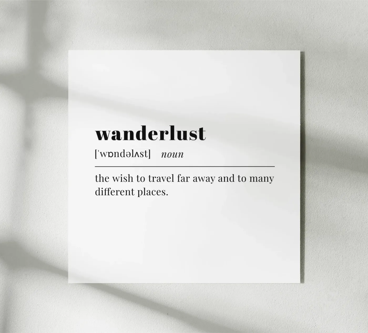 wanderlust acryl van pilotpegasus