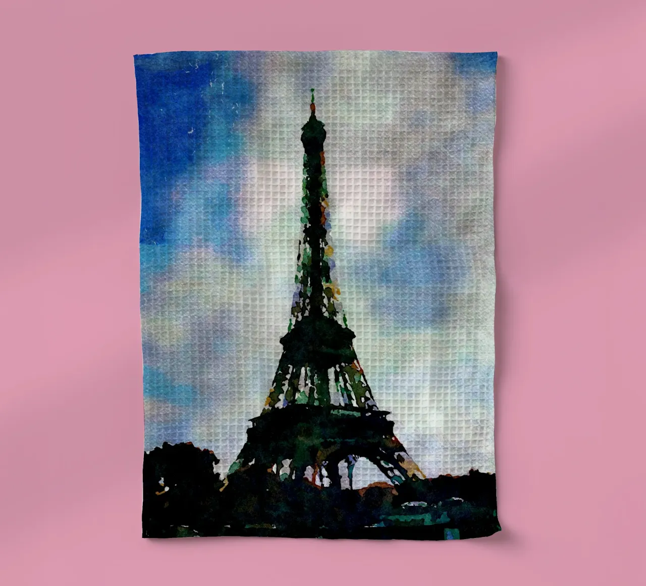 The Tower tea towel by Massimo Frascogna