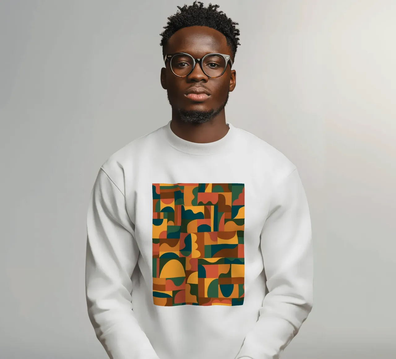 Geometric mosaic felpa da GigiRosado