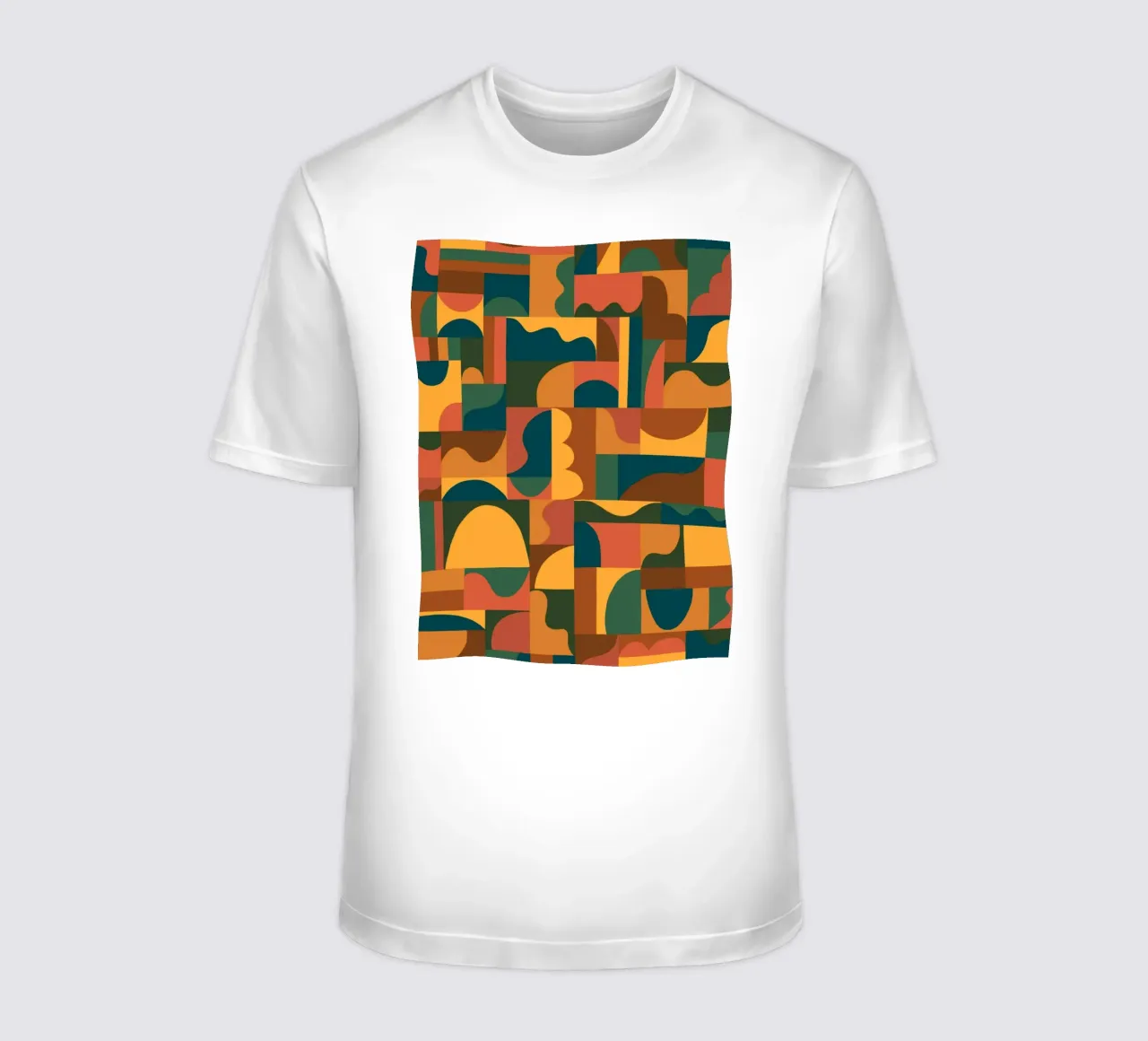 Geometric mosaic t-shirt da GigiRosado