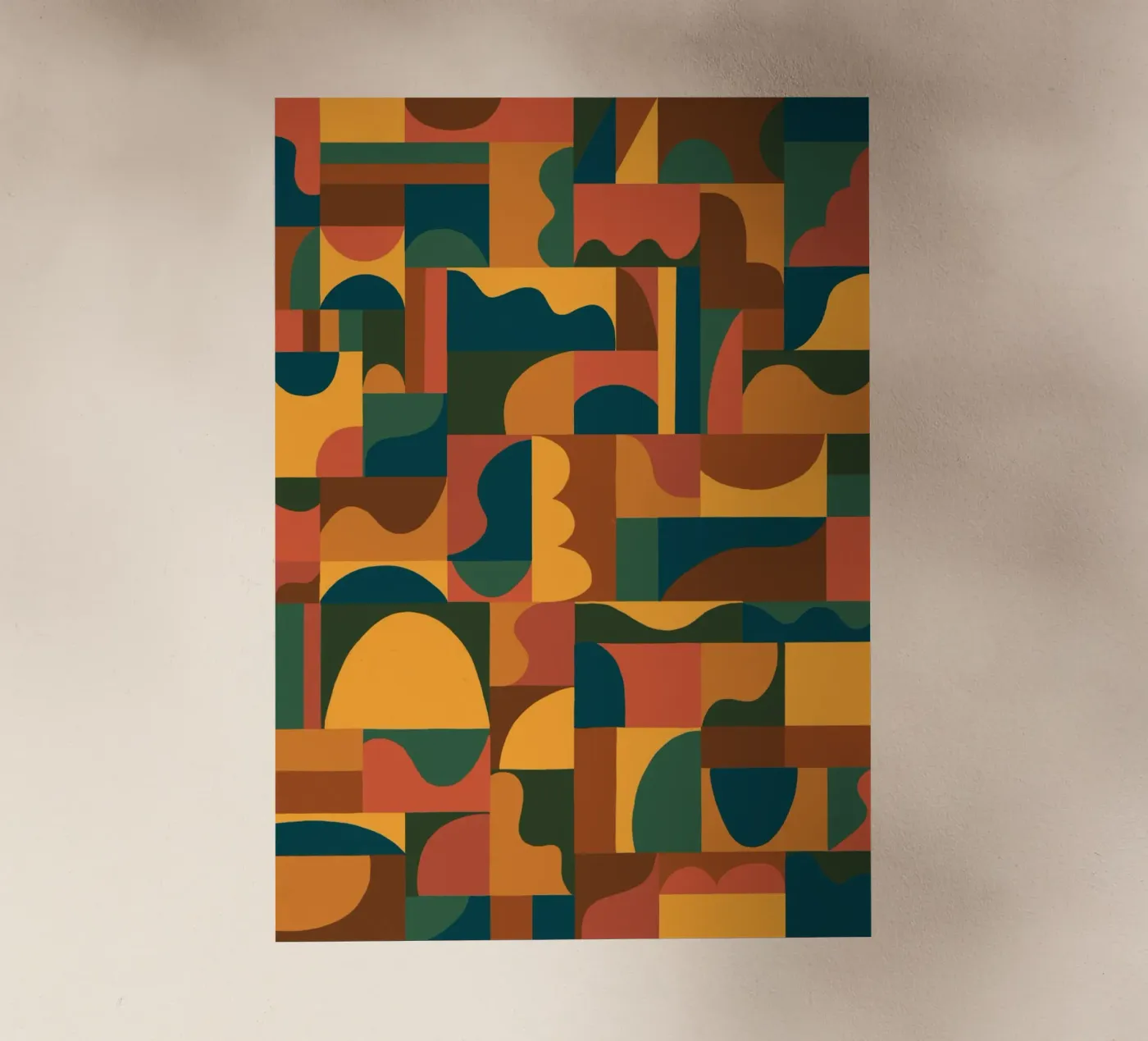 Geometric mosaic pellicola backlit da GigiRosado