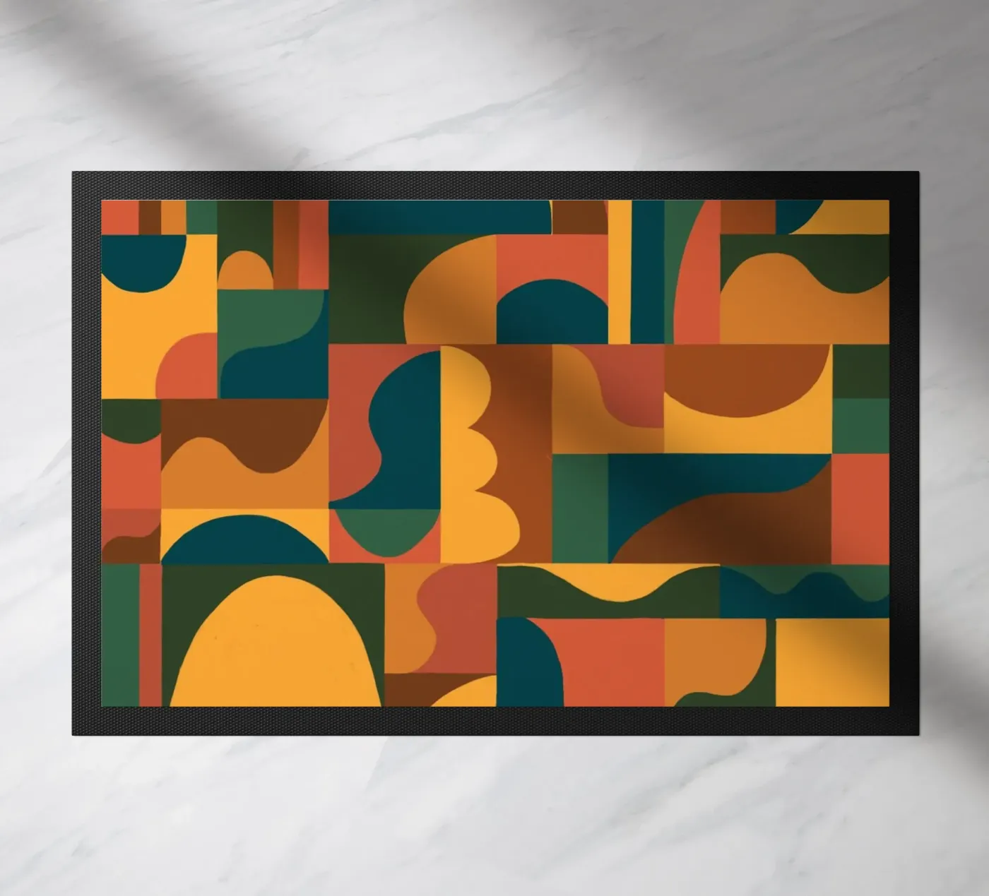 Geometric mosaic deurmat van GigiRosado