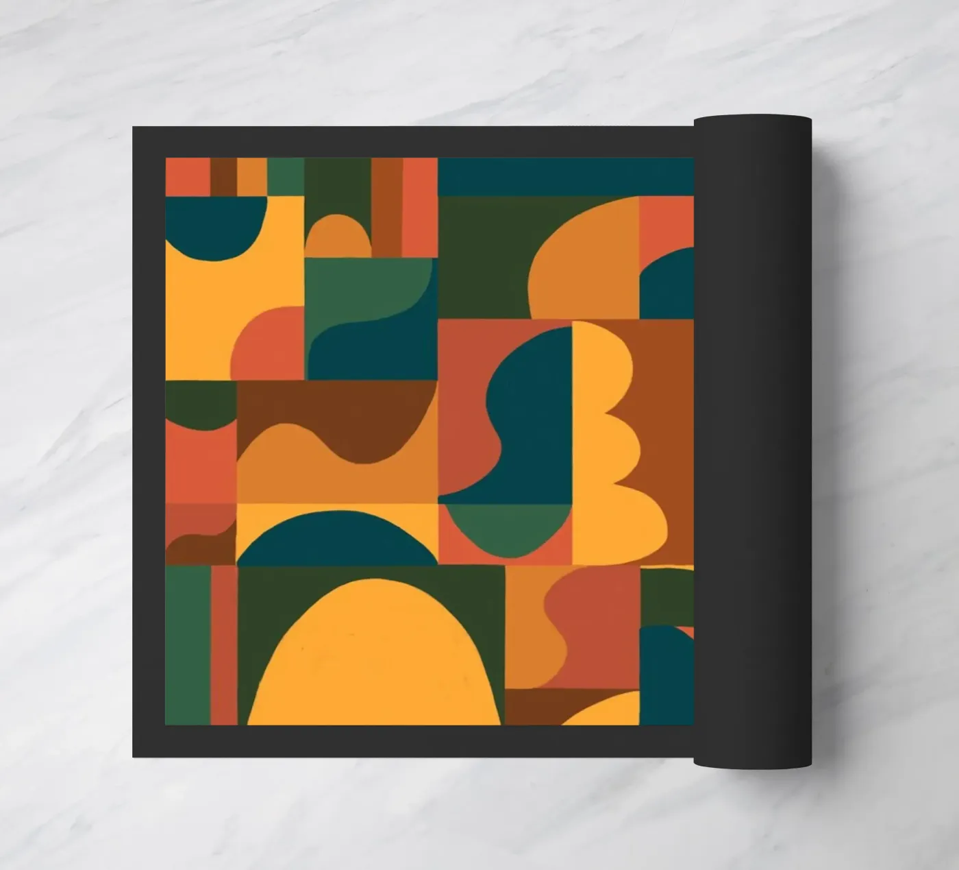 Geometric mosaic deurmat van GigiRosado