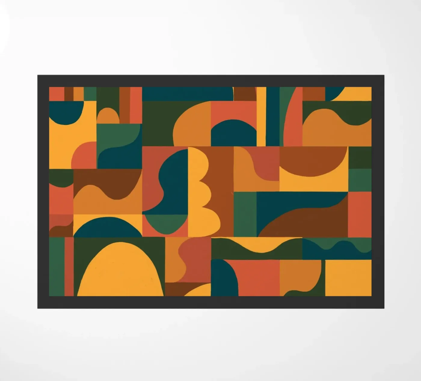 Geometric mosaic deurmat van GigiRosado