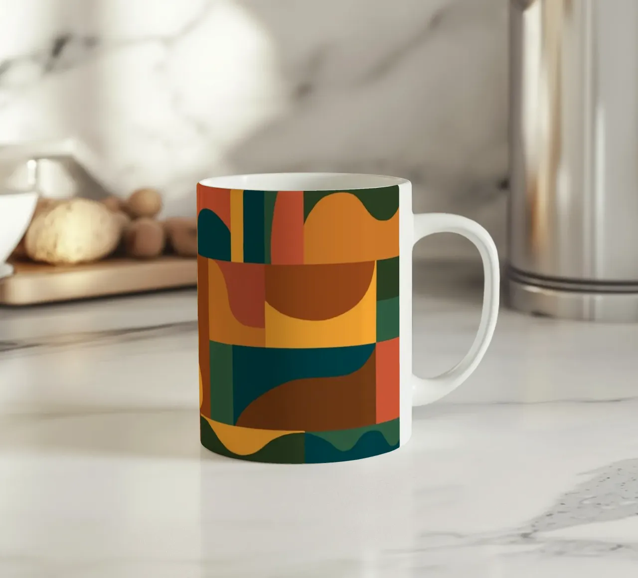 Geometric mosaic tazza in ceramica da GigiRosado