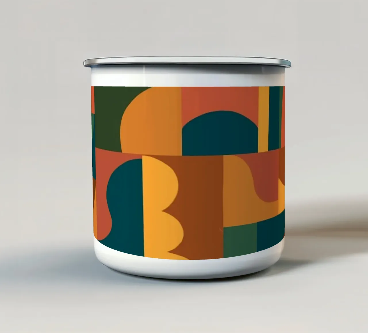 Geometric mosaic tazza in smalto da GigiRosado