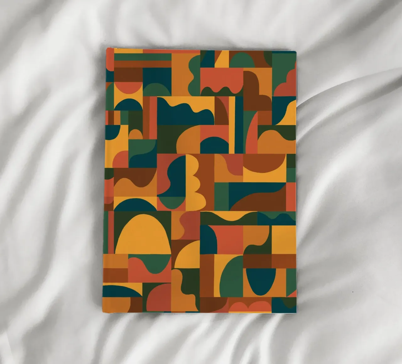 Geometric mosaic notebook by GigiRosado