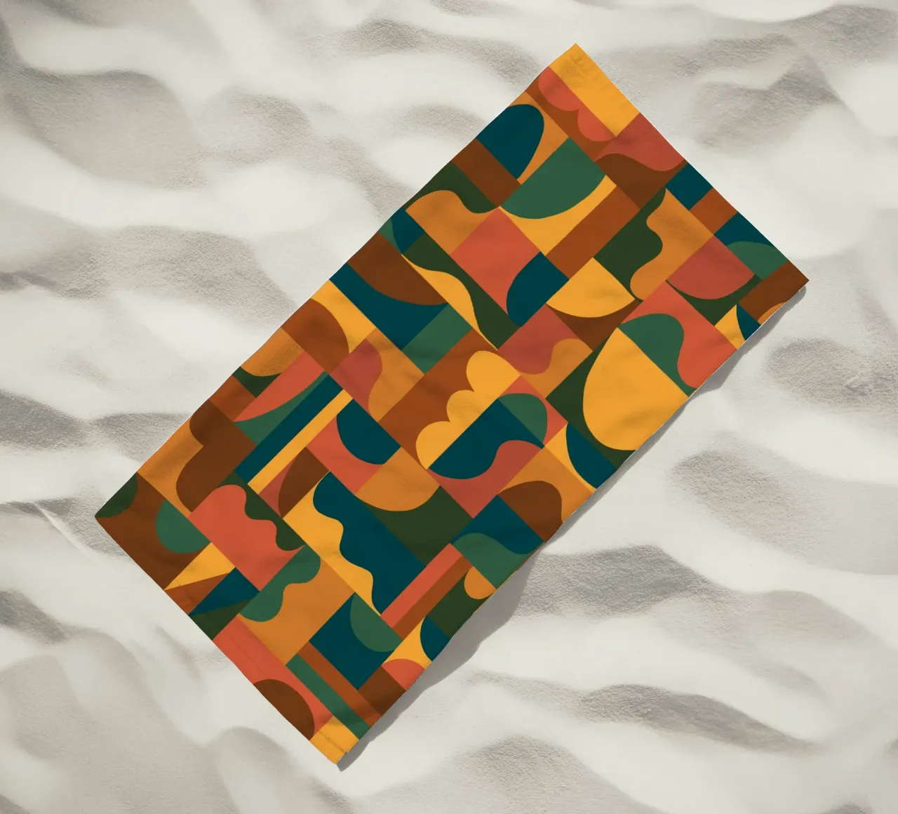 Geometric mosaic telo mare da GigiRosado