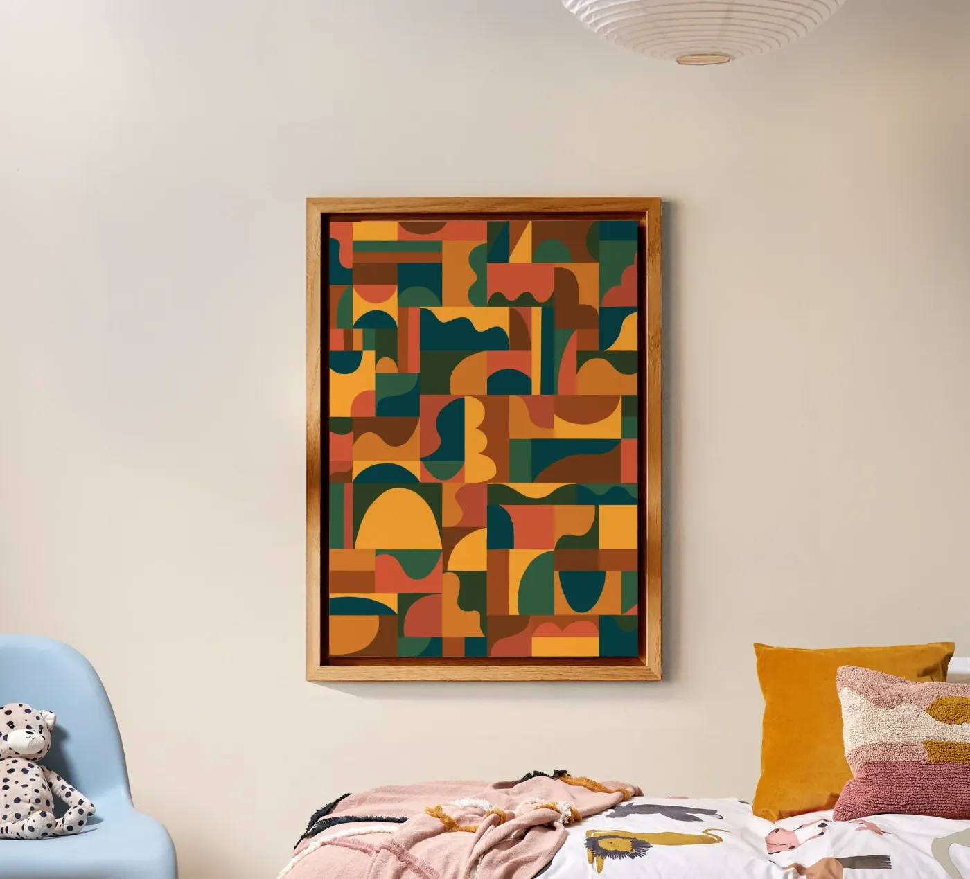 Geometric mosaic forex plate by GigiRosado