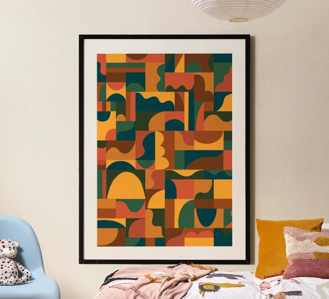 Geometric mosaic poster da GigiRosado