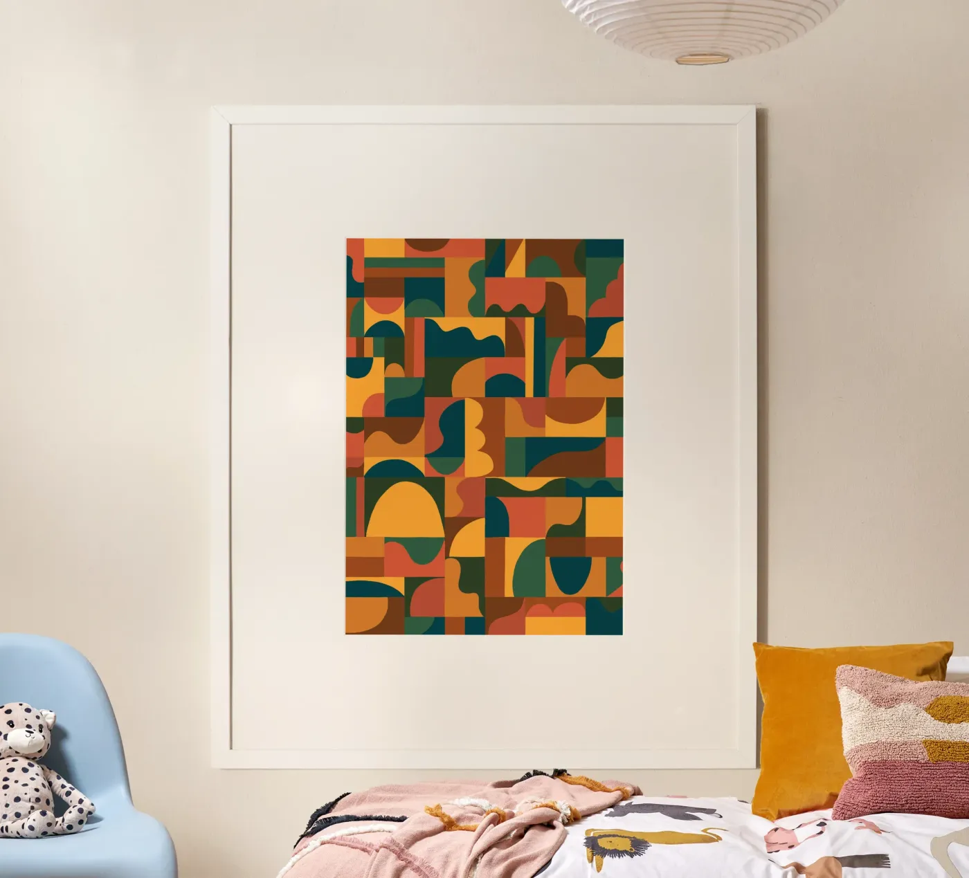 Geometric mosaic poster da GigiRosado