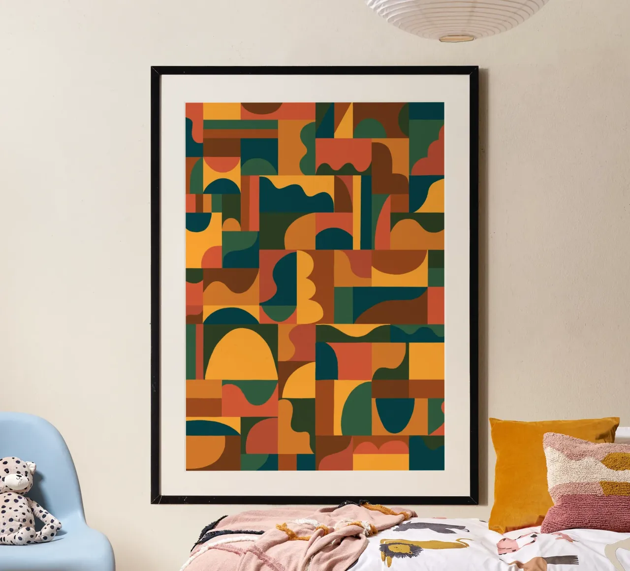 Geometric mosaic carta hahnemühle da GigiRosado