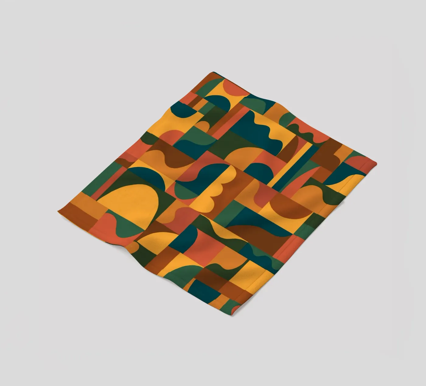 Geometric mosaic fleecedeken van GigiRosado