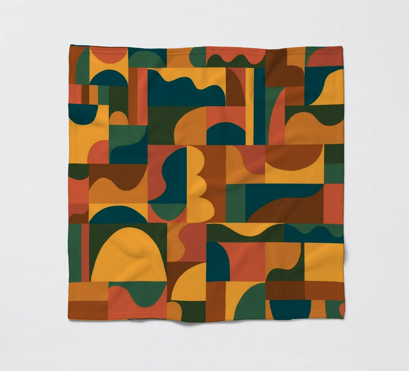 Geometric mosaic fleecedeken van GigiRosado