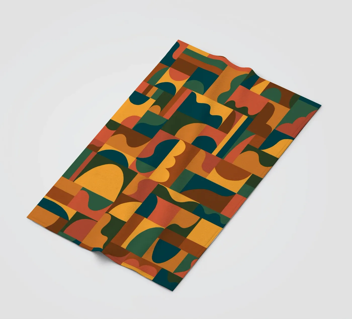 Geometric mosaic fleecedeken van GigiRosado