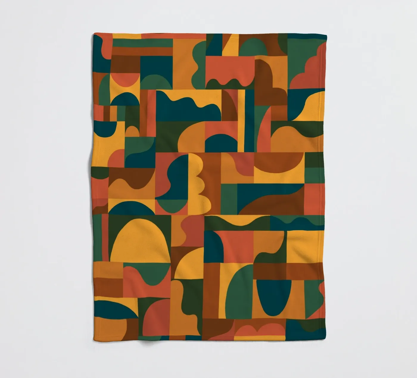 Geometric mosaic fleecedeken van GigiRosado