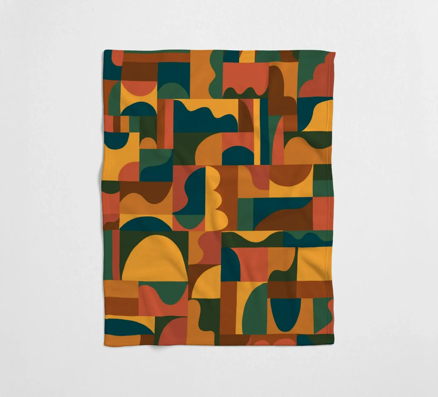 Geometric mosaic fleecedeken van GigiRosado