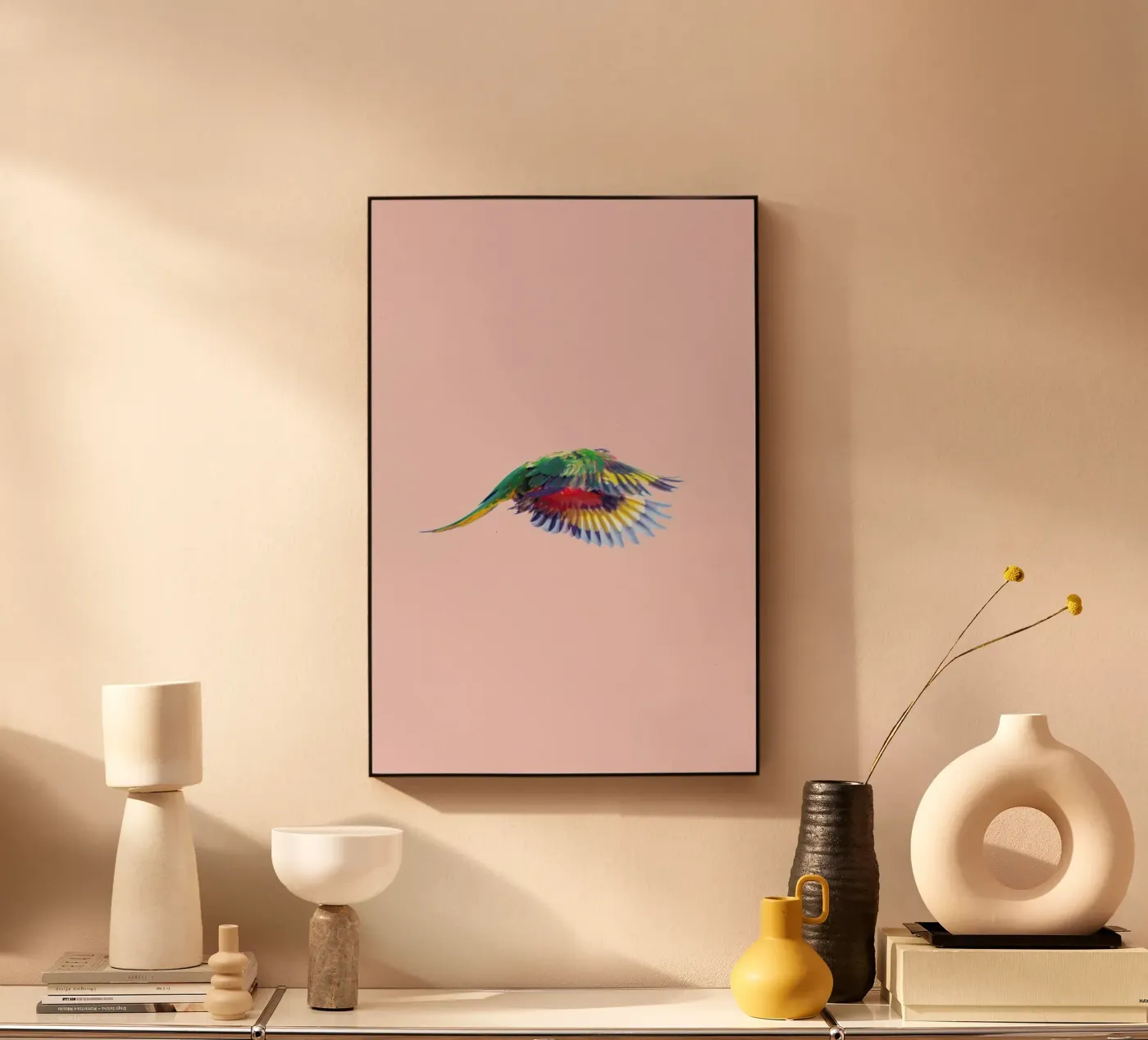 Pink Parrot 2 plexiglass da Charlotte Curd