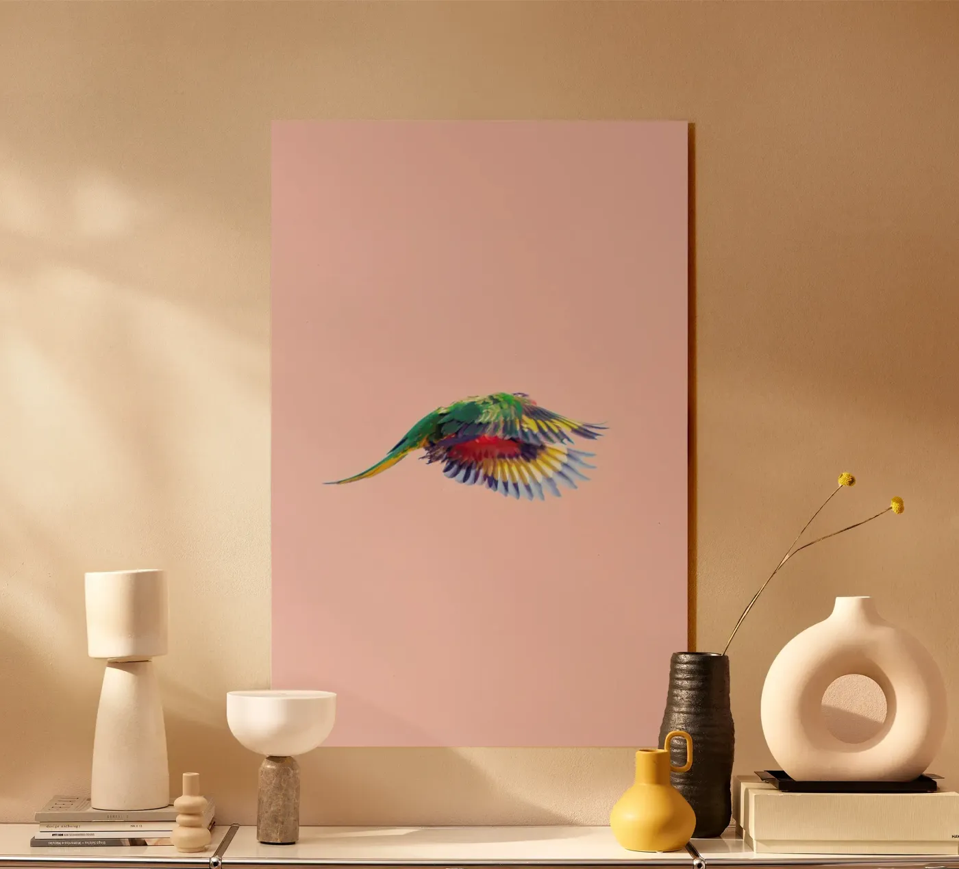 Pink Parrot 2 plexiglass da Charlotte Curd