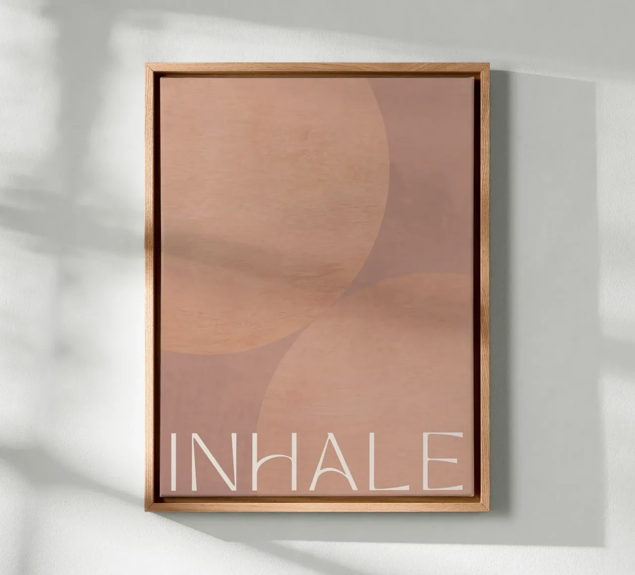 INHALE tela con Cornice a cassetta da treechild