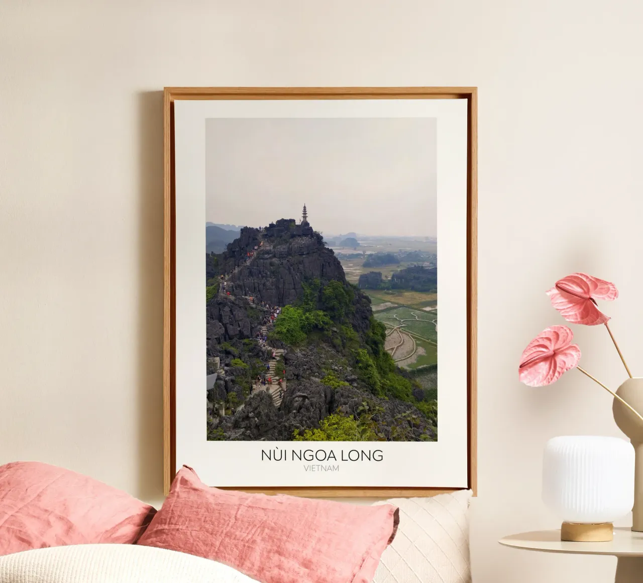 LYING DRAGON MOUNTAIN, VIETNAM tela con Cornice a cassetta da Wonderland Photography