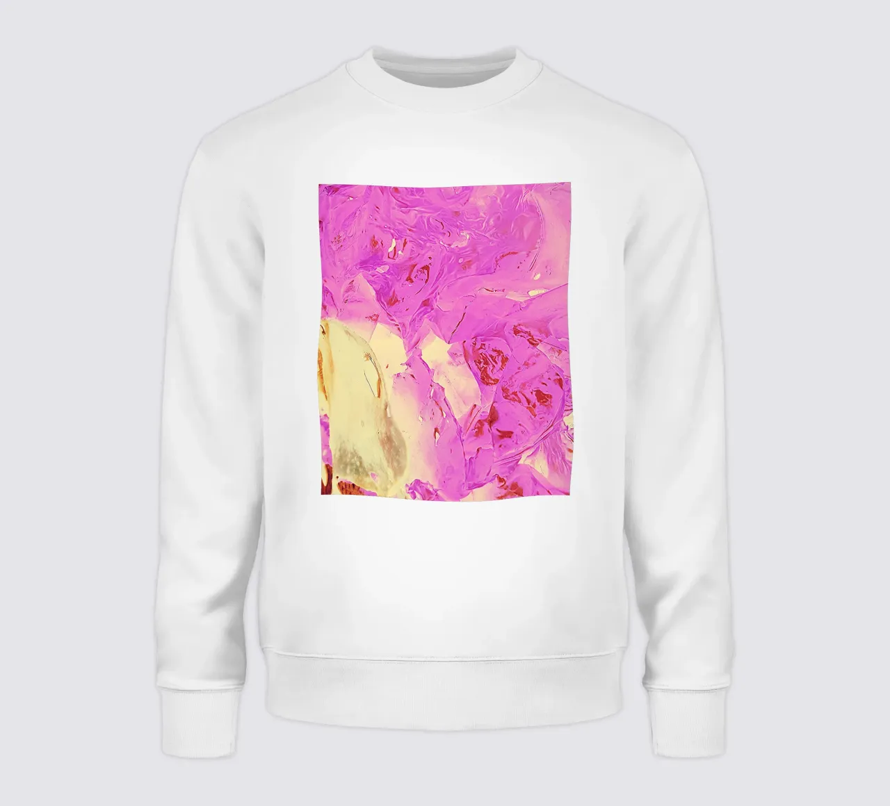 Roze en geel sweatshirt van Massimo Frascogna