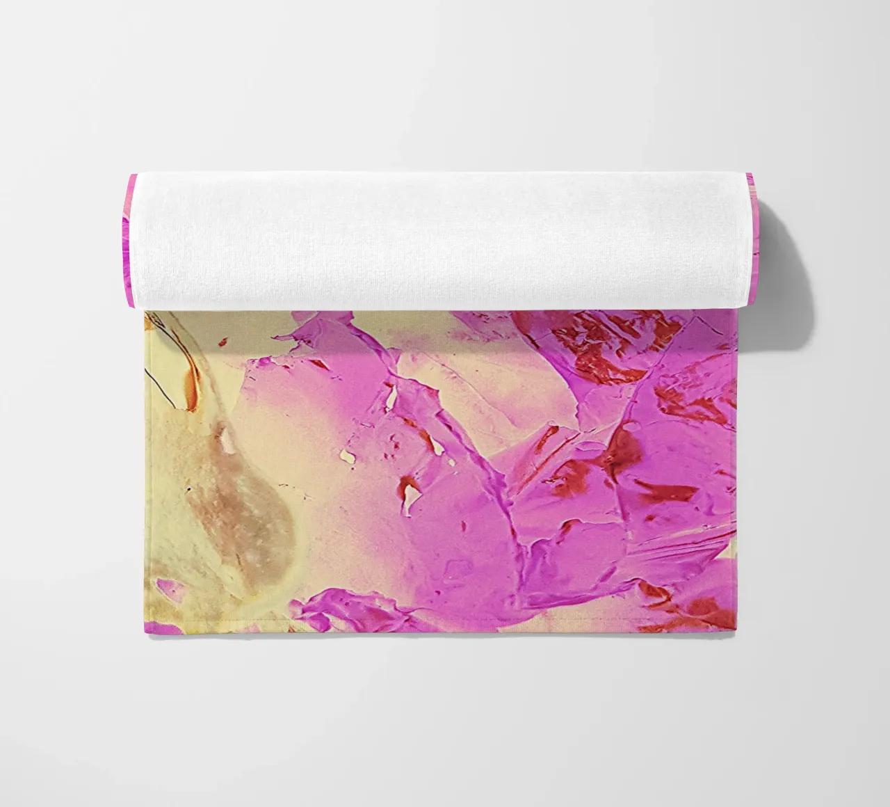 Rosa e giallo telo mare da Massimo Frascogna