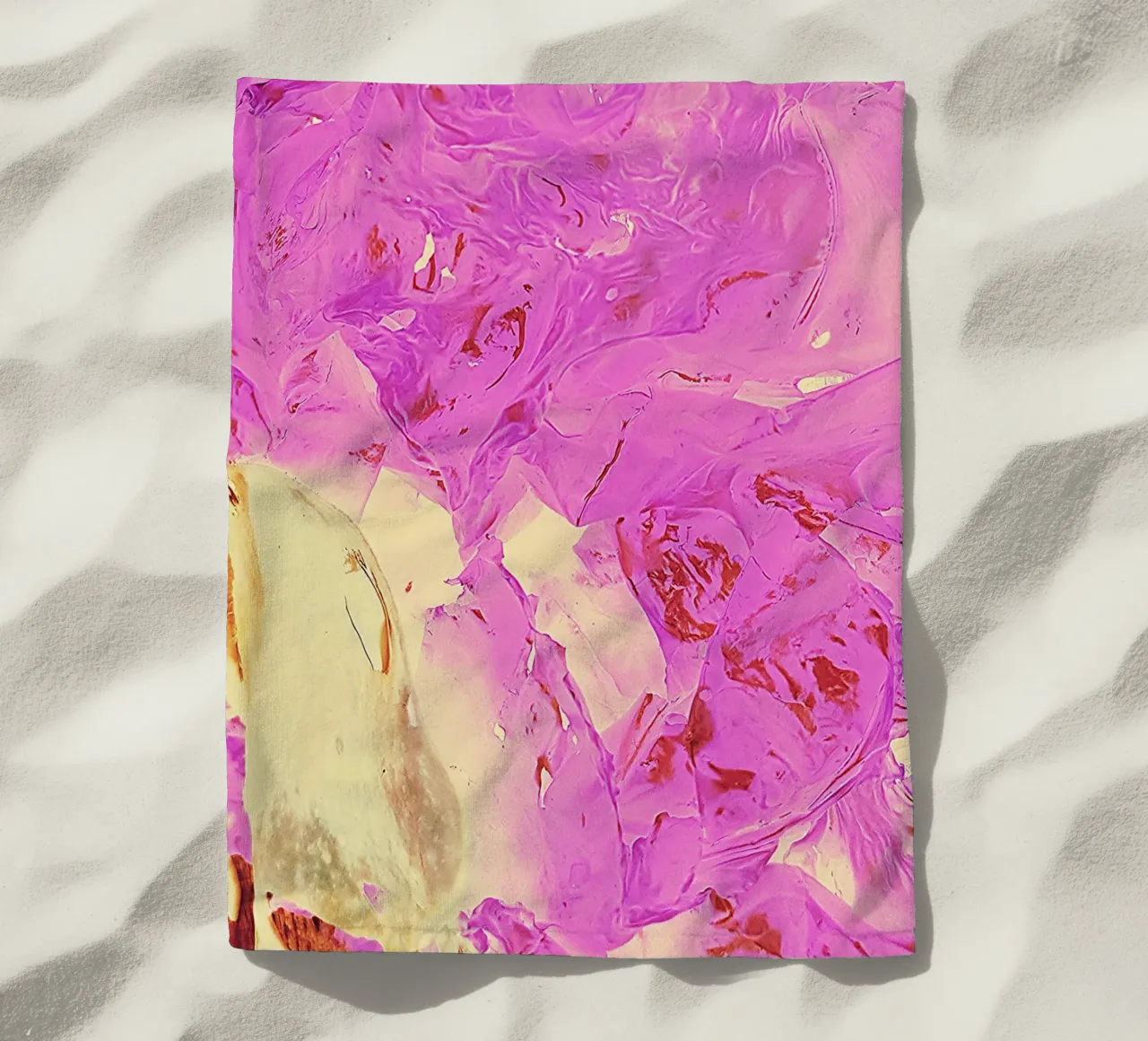 Rosa e giallo telo mare da Massimo Frascogna