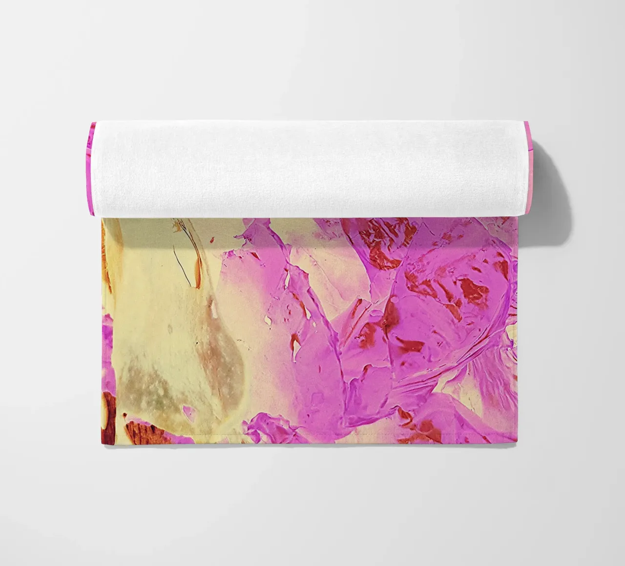 Rosa e giallo telo mare da Massimo Frascogna