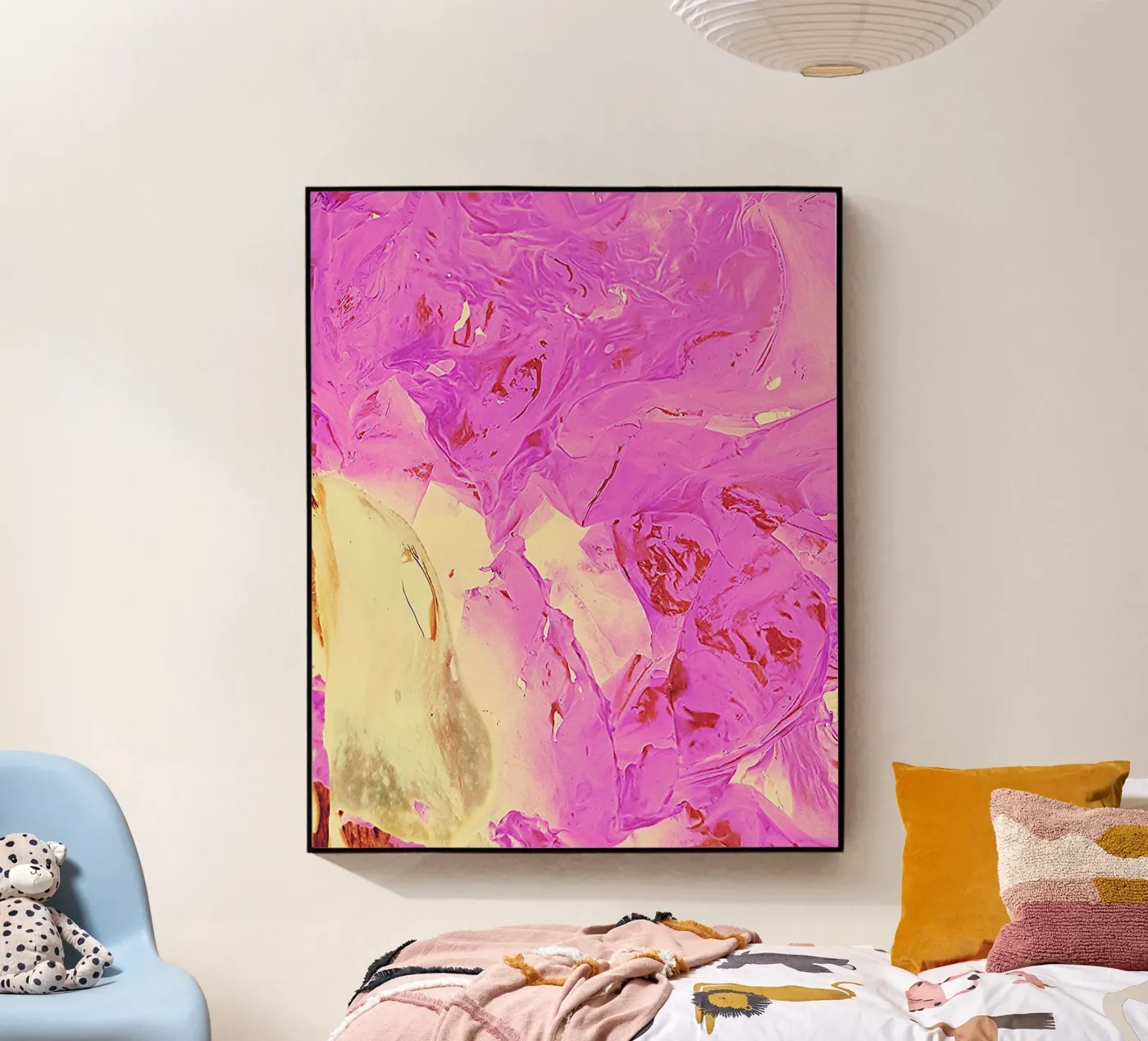 Pink and yellow plexiglas de Massimo Frascogna