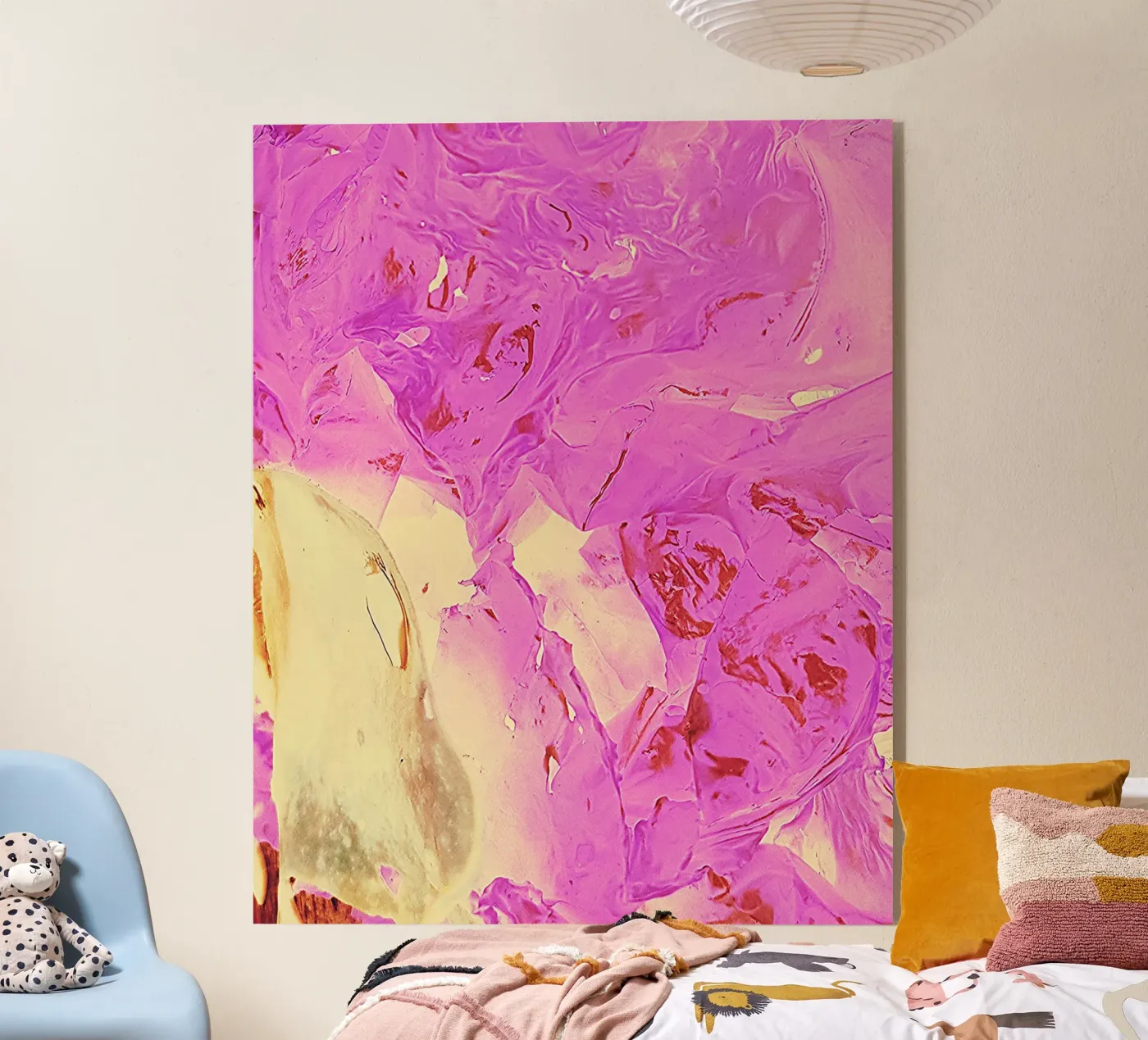 Pink and yellow plexiglas de Massimo Frascogna