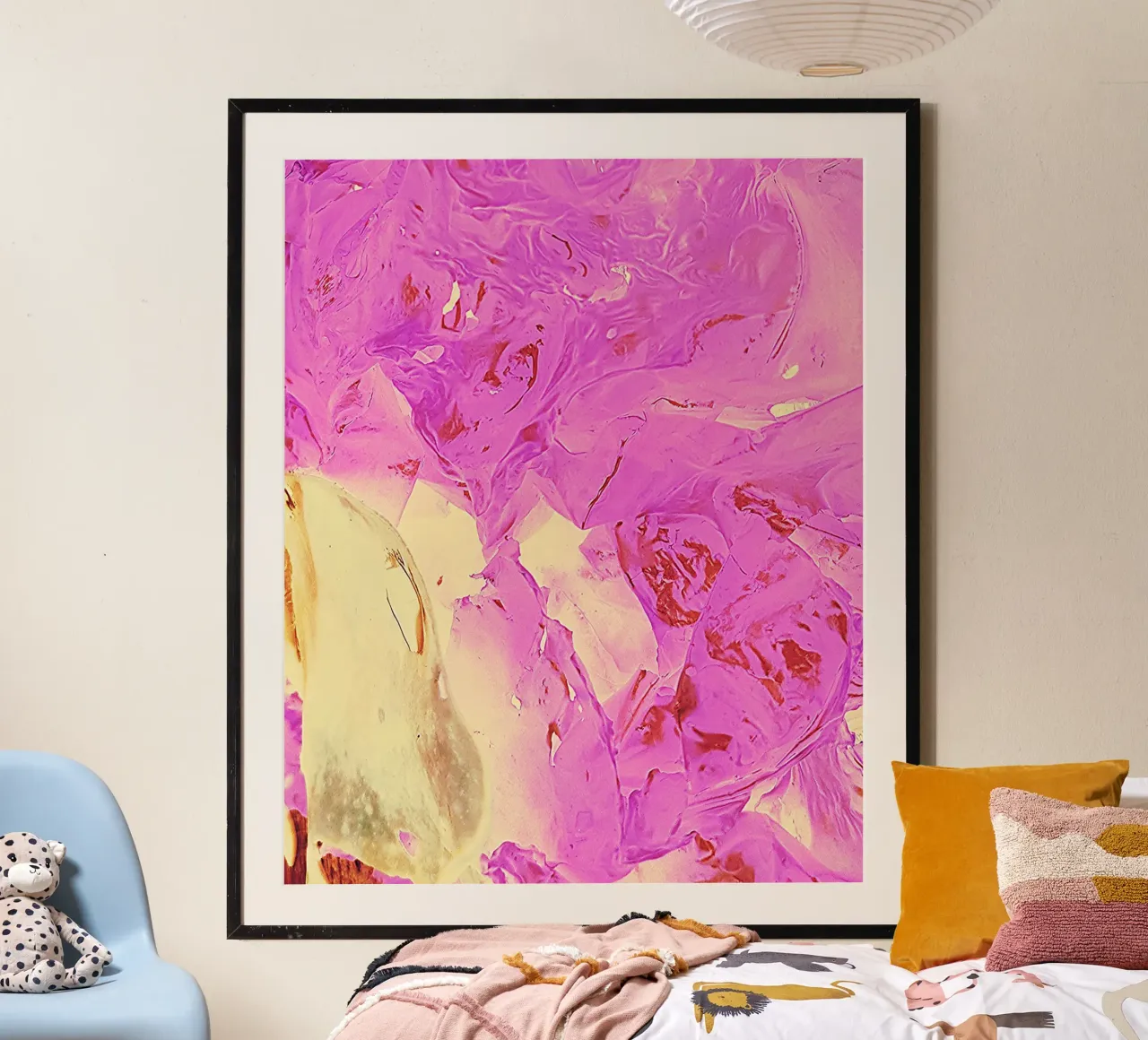 Rosa e giallo poster da Massimo Frascogna