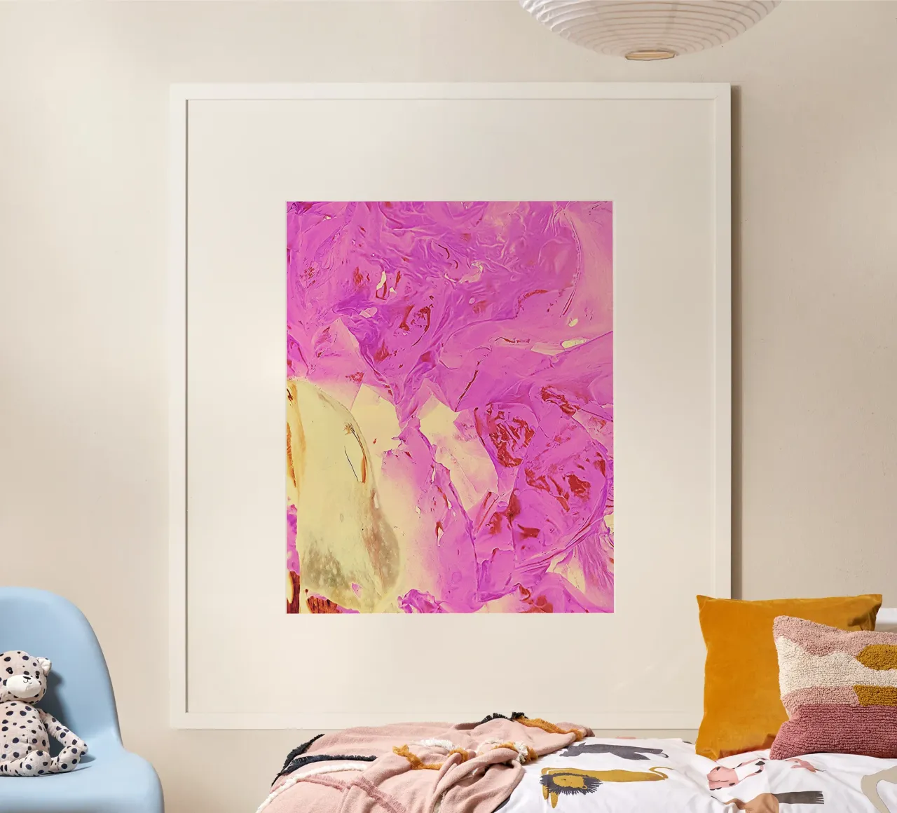 Rosa e giallo poster da Massimo Frascogna