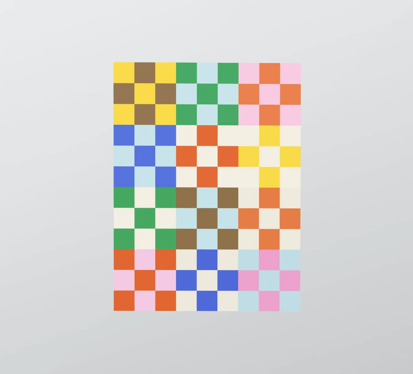 Funky Checkerboard Pattern sticker by Paigaam Studio