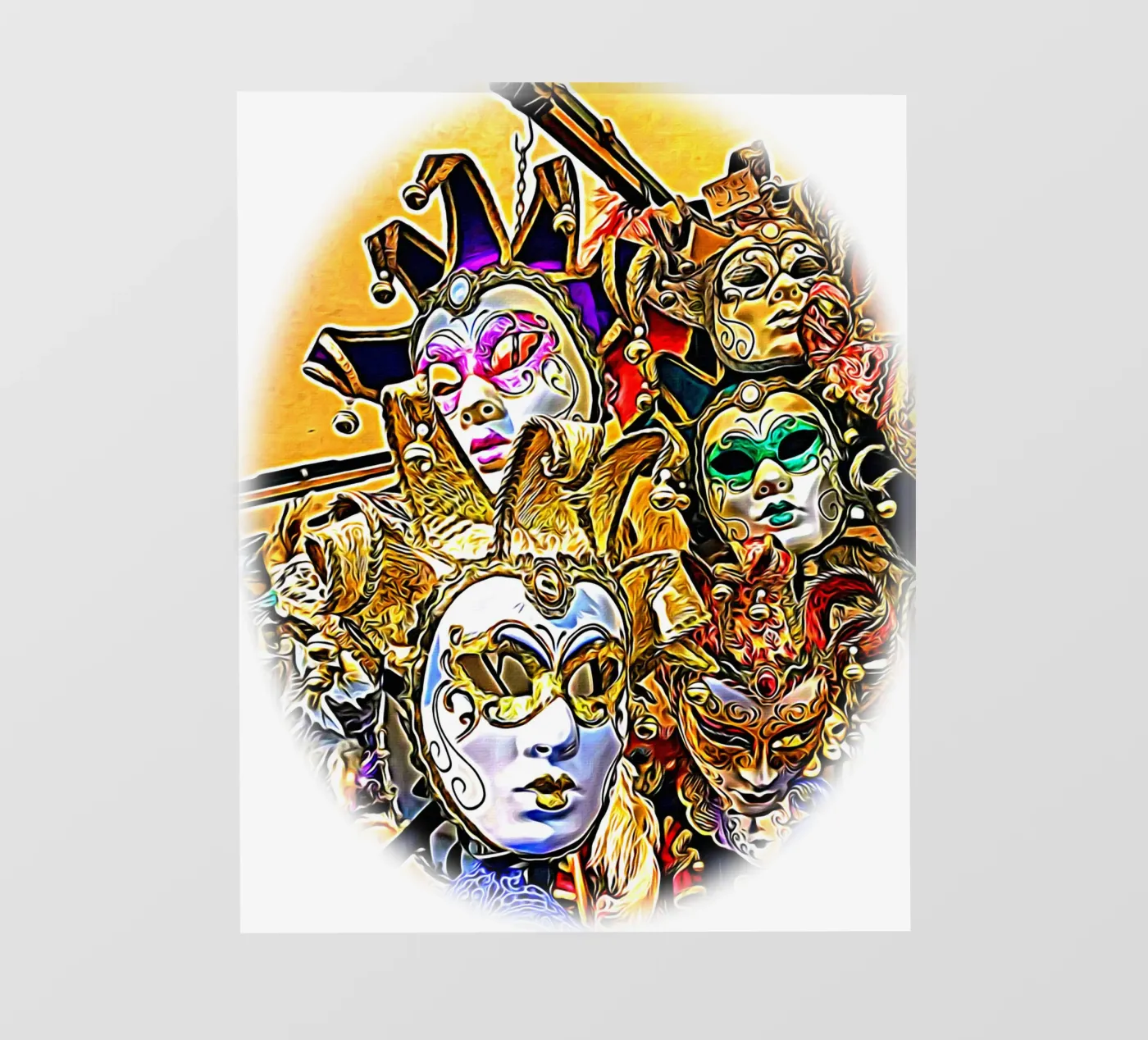 Carnaval fotobehang van Massimo Frascogna